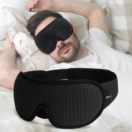 3D Sleeping Mask Block Out Light Sleep Mask for Eyes Soft Sleeping Aid Eye Mask for Travel Eyeshade Night Breathable Slaapmasker