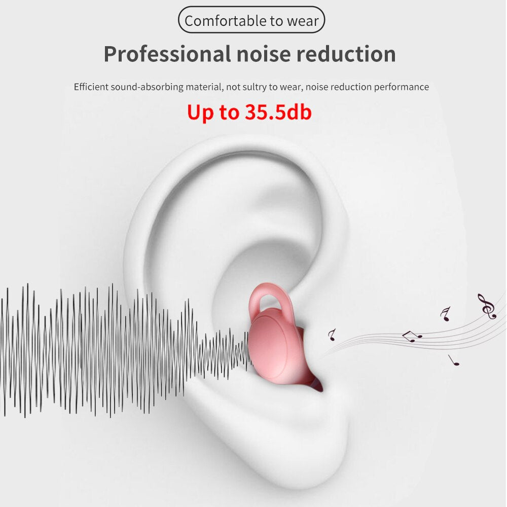 Soundproof Earplugs for Sleeping Soft Silicone Sleeping Ear Plugs Anti-Noise Protection Earplugs for Travel Ear Protector